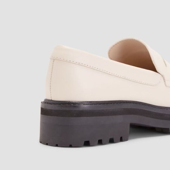 NEW Everlane The Lug Loafer in Parchment - Picture 7 of 8